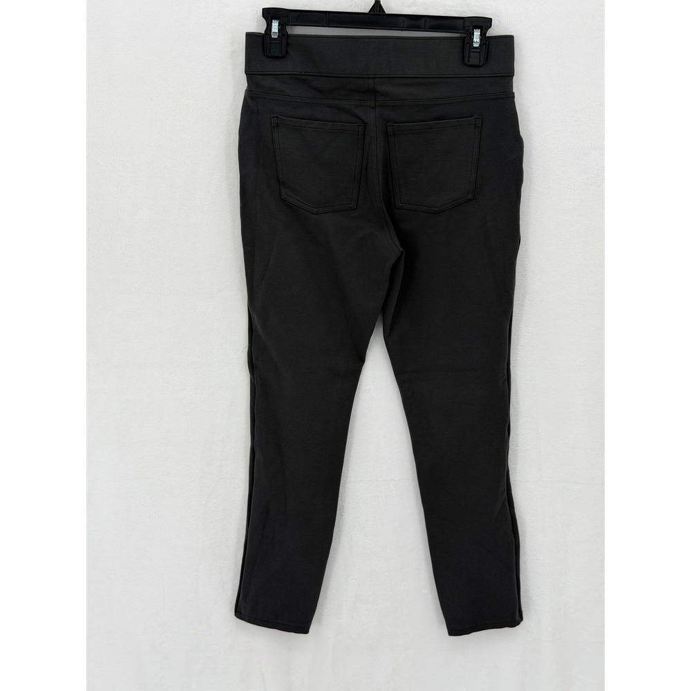 Spanx Pants Women Medium Gray The Perfect Ankle Pull On Ponte Knit Travel Office - Picture 2 of 10